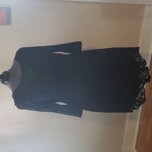 Lane Bryant Black Lace Dress